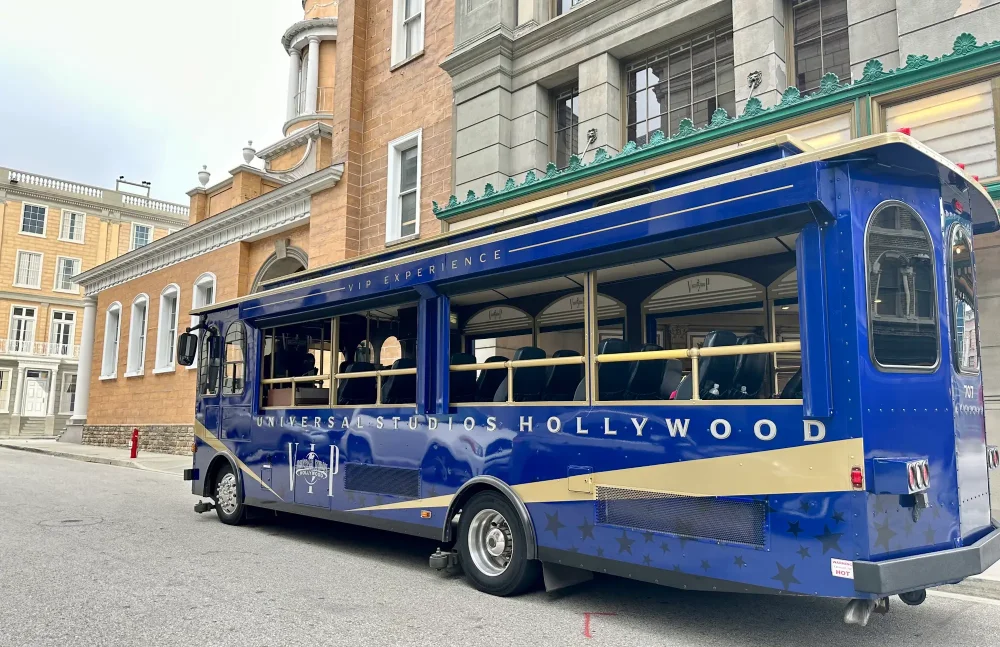 VIP Tour Trolley at USH